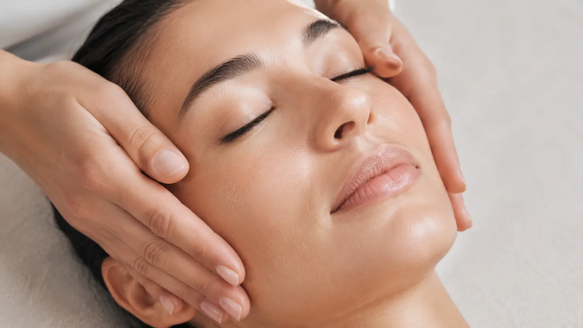 Facial treatment service — classic and herbal gold facials at Brow Threading Kansas City